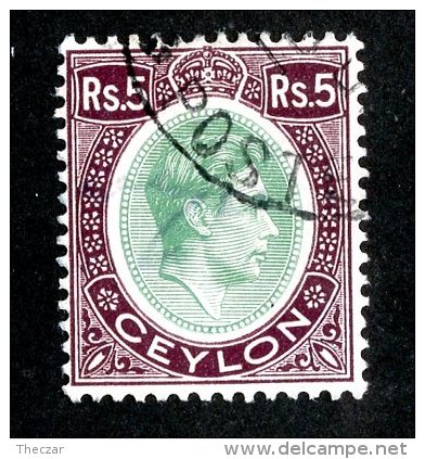 373 X)  Ceylon -1910  SG# 397  (o) Sc 289   Cat. £9.00 - Ceylan (...-1947)