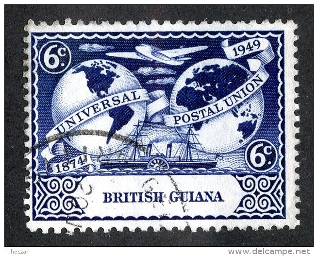 380 X)  Br. Guiana -1949  SG# 325  (o) Sc 247   Cat. £1.75 - Guyana Britannica (...-1966)
