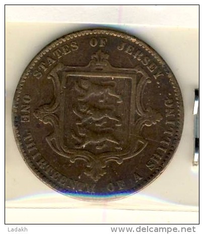 PIECE MONNAIE JERSEY # 1/13 SHILLING 1870 # VICTORIA - Jersey