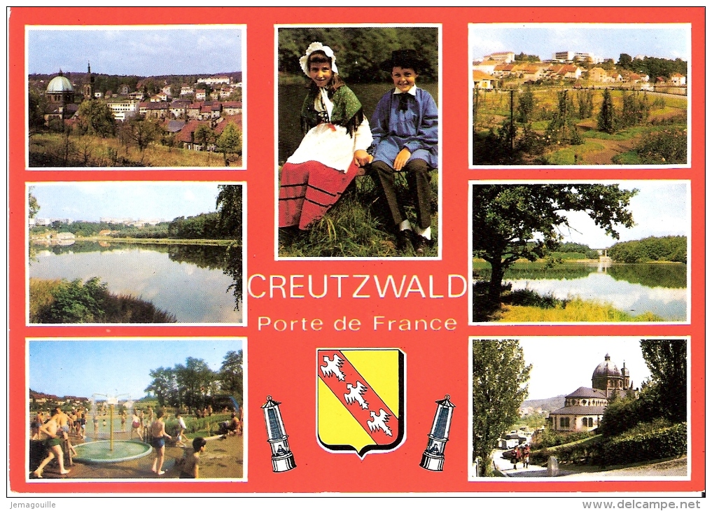 CREUTZWALD 57 - Porte De France - Multivues - VM 568. - W-6 - Creutzwald