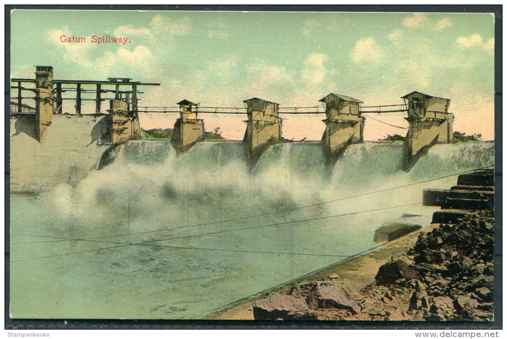 Panama Canal -  Gatun Spillway - Panama