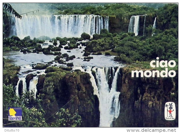 Brasile - Le Spetticolari Cascate Del Fiume Iguacu - Stato Del Parana - Formato Grande Non Viaggiata - Brasilia