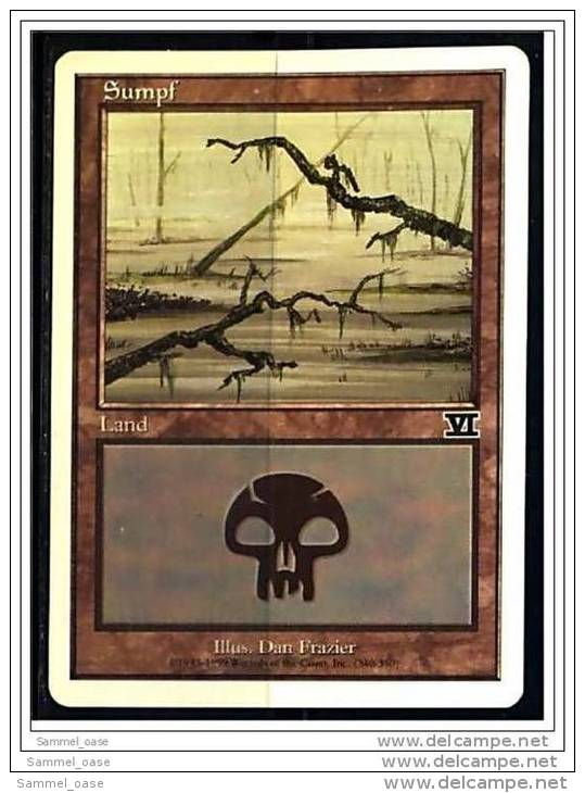 Karte Magic The Gathering  -  Land  -  Sumpf  -  Deutsch - Altri & Non Classificati