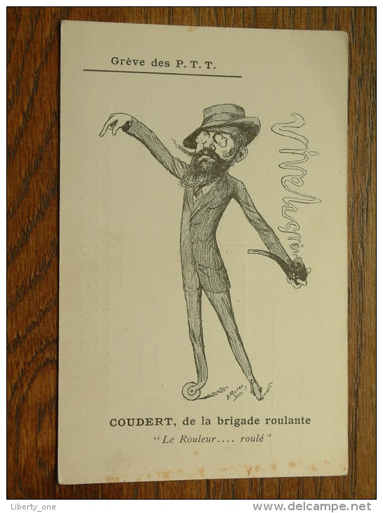 Grève Des P.T.T. COUDERT, De La Brigade Roulante " Le Rouleur ....roulé "  / Anno 19?? ( Voir Photo Pour Detail) ! - Grèves