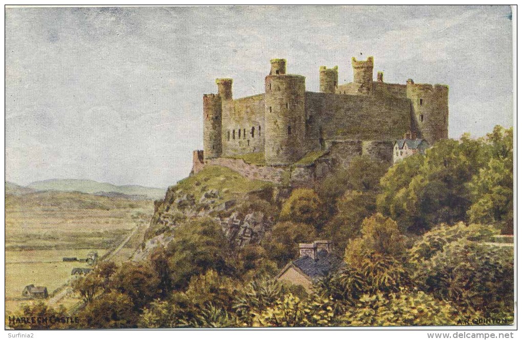 A R QUINTON 2300 - HARLECH CASTLE - One House In Foreground - Quinton, AR