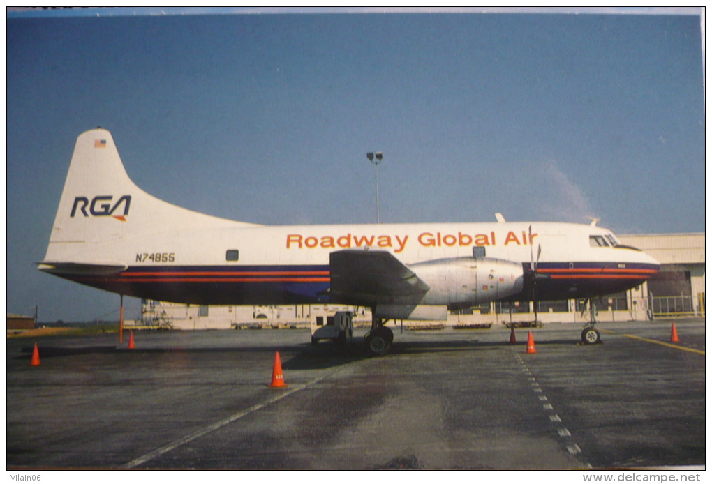 CONVAIR  600   ROADWAY GLOBAL AIR   N74855   RALEIGH DURHAM AIRPORT - 1946-....: Ere Moderne