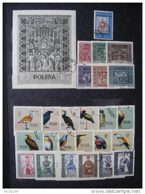 POLAND 1960 POLISH STAMPS PHILATELIC YEAR SET USED ANNEE ANO ANNO JAHRGANG SET MNH POLOGNE POLEN POLONIA - Full Years