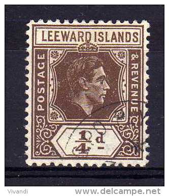 Leeward Islands - 1938 - ¼d Definitive - Used - Leeward  Islands