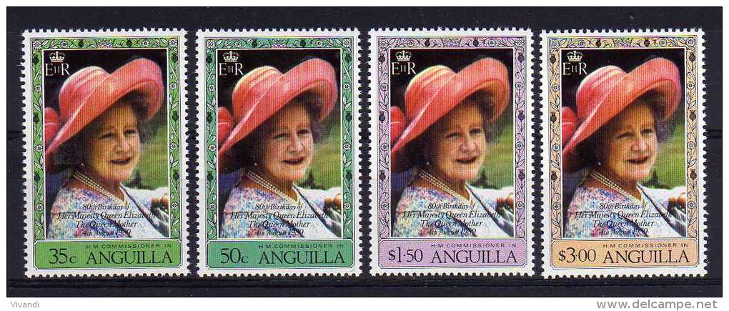 Anguilla - 1980 - Queen Mothers 80th Birthday - MNH - Anguilla (1968-...)