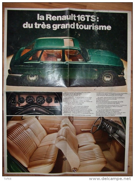 Poster Renault 16 TS - Cars