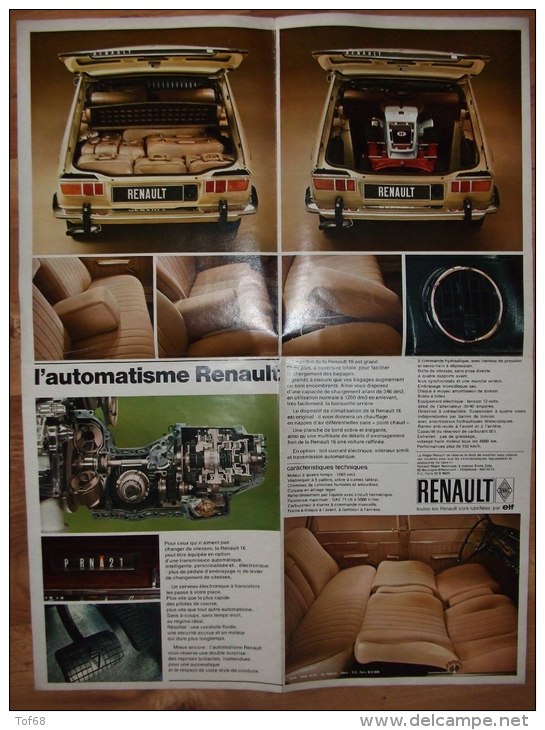 Poster Renault 16 - Cars