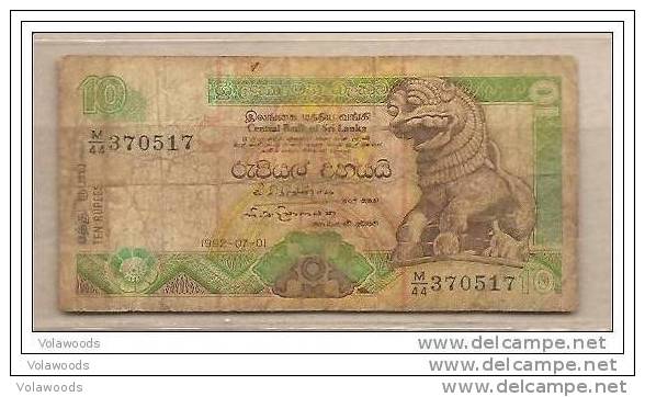 Sri Lanka - Banconota Circolata Da 10 Rupie - 1992 - Sri Lanka