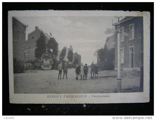 B-36 / Liège - Blegny-Trembleur - Troisfontaines / Circulé En 1927 .- - Blégny