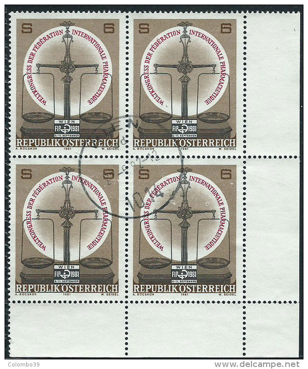 Austria 1981 Usato - Mi.1679  Yv.1507  Bloc 4x - Usati