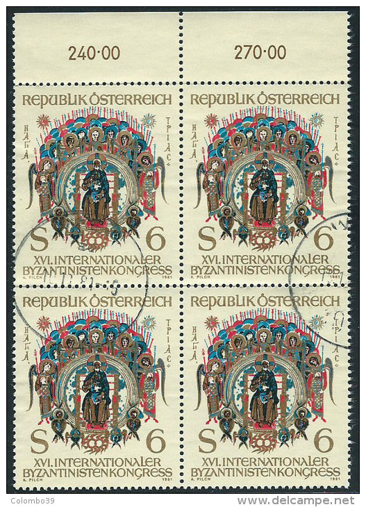 Austria 1981 Usato - Mi.1683  Yv.1512  Bloc 4x - Usati