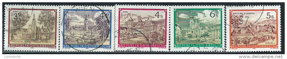 Austria 1984/5 Usato - Mi.1768;1776;1791/2;1827  Yv.1596;1607;1620/1;1656 - Usati