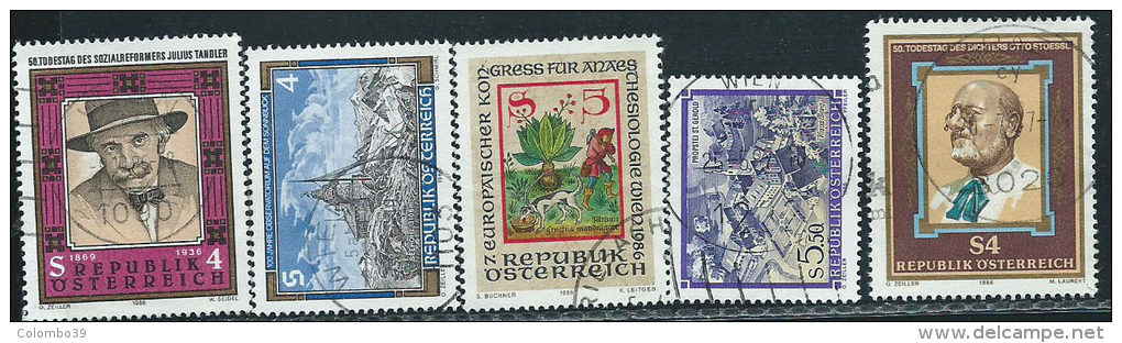 Austria 1986 Usato - Mi.1856/0  Yv.1685/8;1691 - Usati