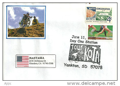 USA. Course Cycliste De Kota, Dakota Du Sud, Année 2005, Enveloppe Souvenir De Yankton (SD) - Ciclismo