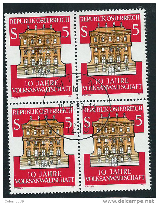 Austria 1987 Usato - Mi.1891  Yv.1720  Bloc 4x - Usati