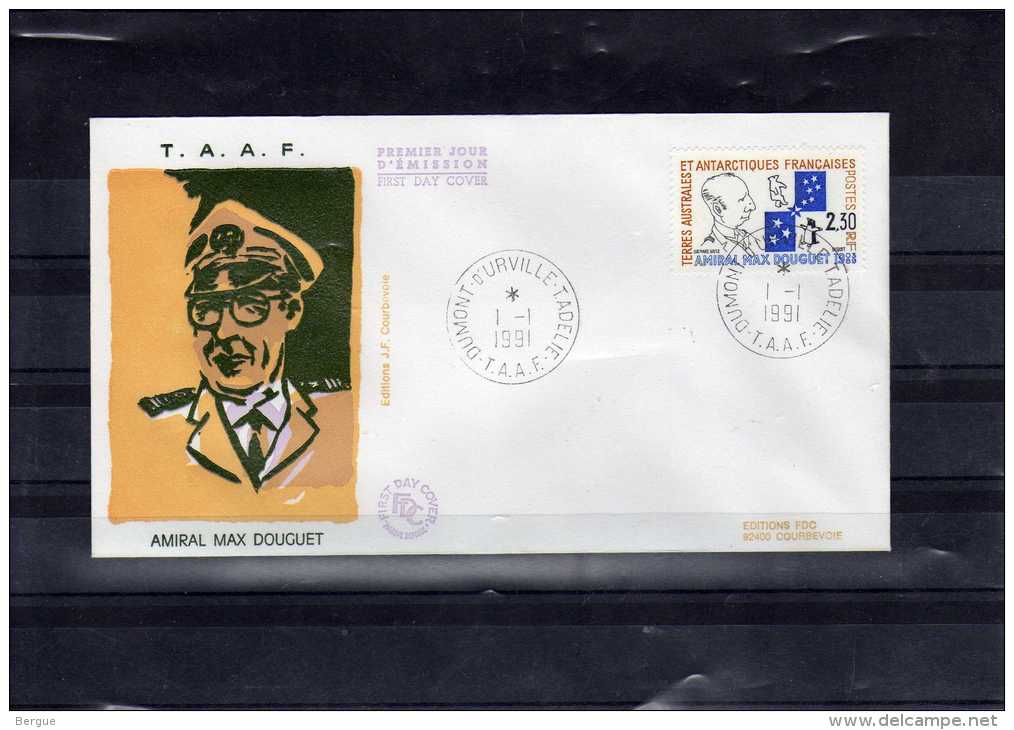 T A A F ENV.  1ER JOUR TIMBRES N° 157 **SUPERBE - FDC