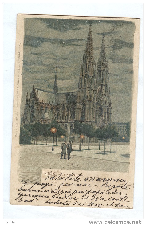 Vienna Wien 1901 Fp Viaggiata Austria - Churches
