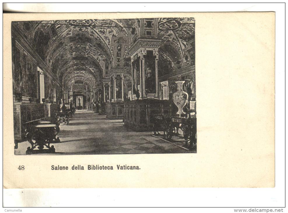 Cartolina Biblioteche-roma -biblioteca Vaticana - Bibliotheken