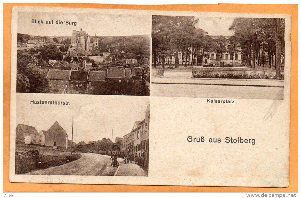 Gruss Aus Stolberg Old Postcard - Stolberg