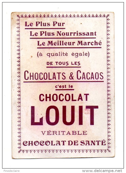 Chromo - Chocolat Louit - Pirogue De L'indien - Louit