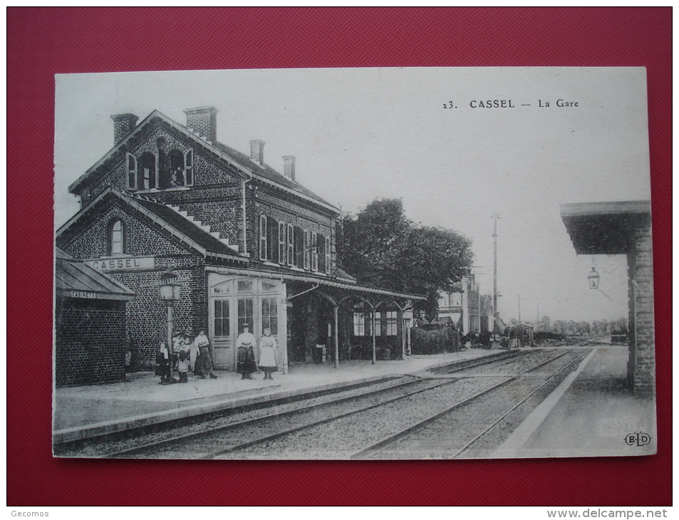 CPA 59 - CASSEL - La Gare - Cassel