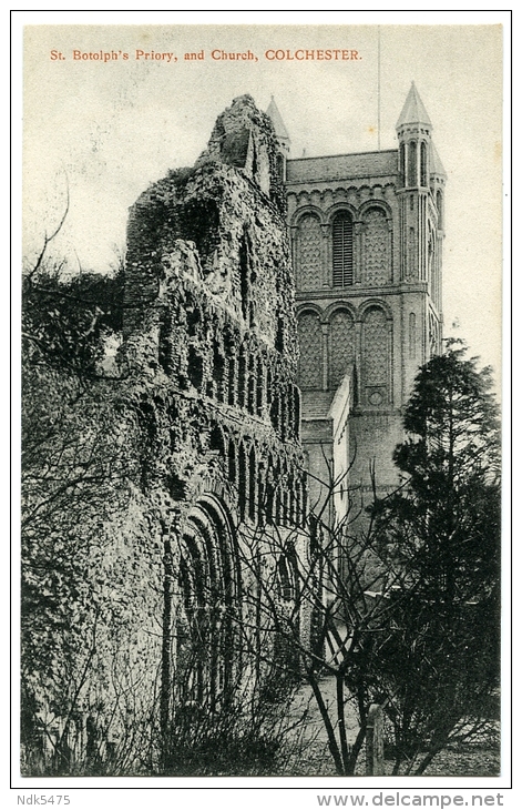 COLCHESTER : ST BOTOLPH'S PRIORY AND CHURCH - Colchester