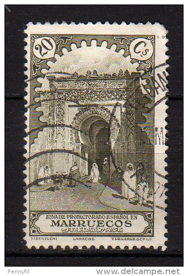 MARREUCOS - 1928 YT 138 USED - Maroc Espagnol