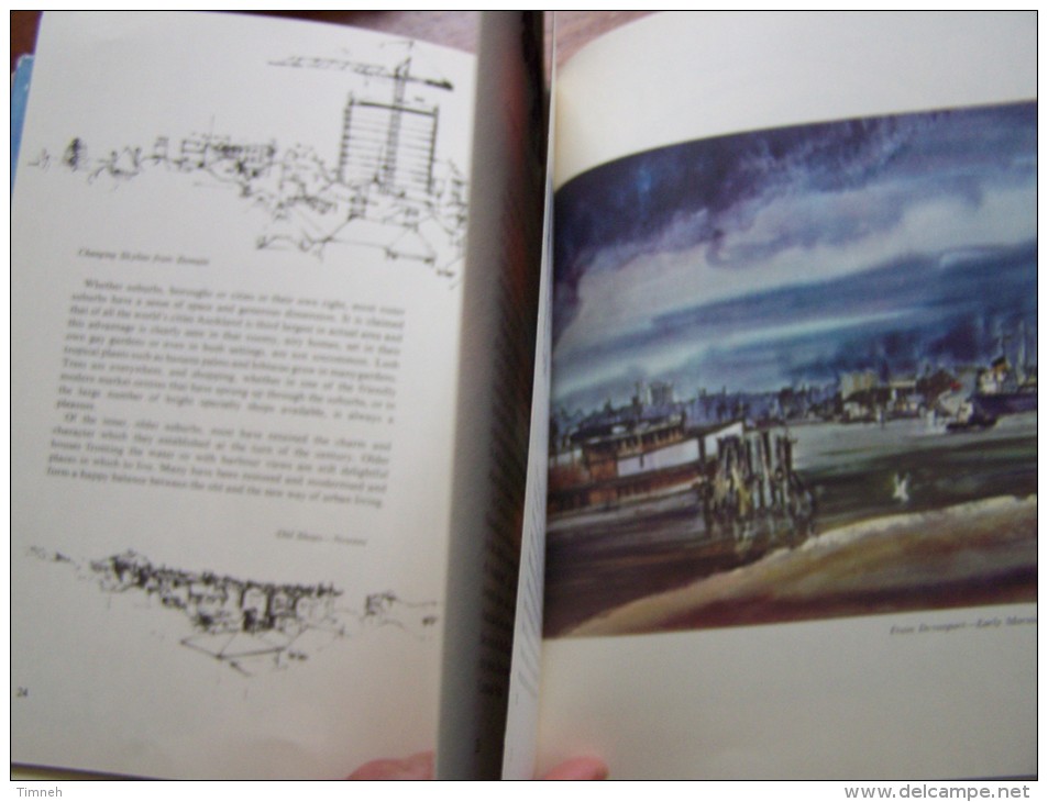 AUCKLAND John CASTLE 1970 édition REED Livre Illustré Ville De AUCKAND Avec Texte Et  Dessins - Voyage/ Exploration