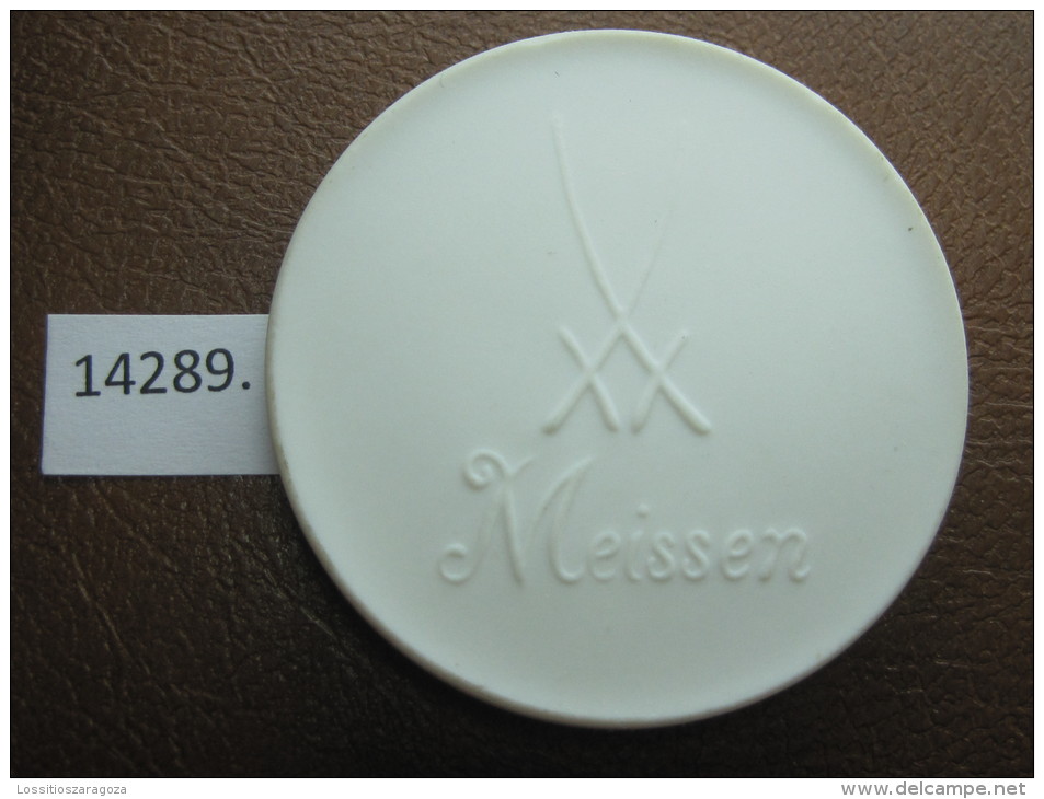 Medalla De Porcelana De Meissen , Meissen Porzellan Medaille - Otros & Sin Clasificación