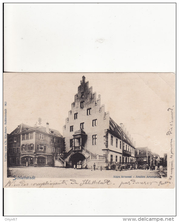 SELESTAT-SCHLETTSTADT (Bas-Rhin)  Altes Arsenal-Ancien Arsenal -  PRECURSEUR -VOIR 2 SCANS - - Selestat