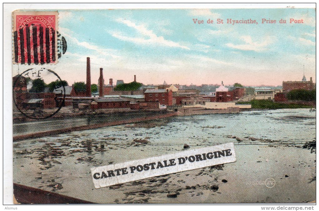 ST HYACINTHE (CANADA) - VUE DE LA VILLE PRISE DU PONT - St. Hyacinthe
