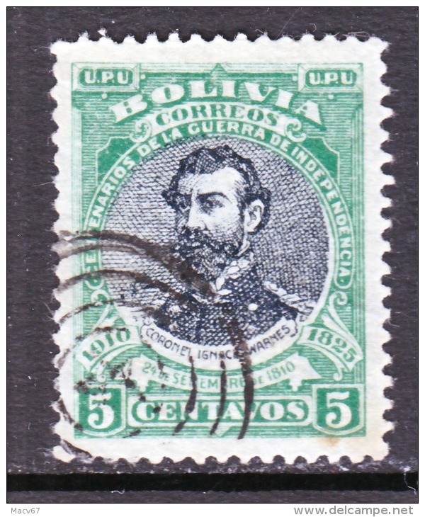 Bolivia  92 .    (o)  1910  Issue - Bolivien