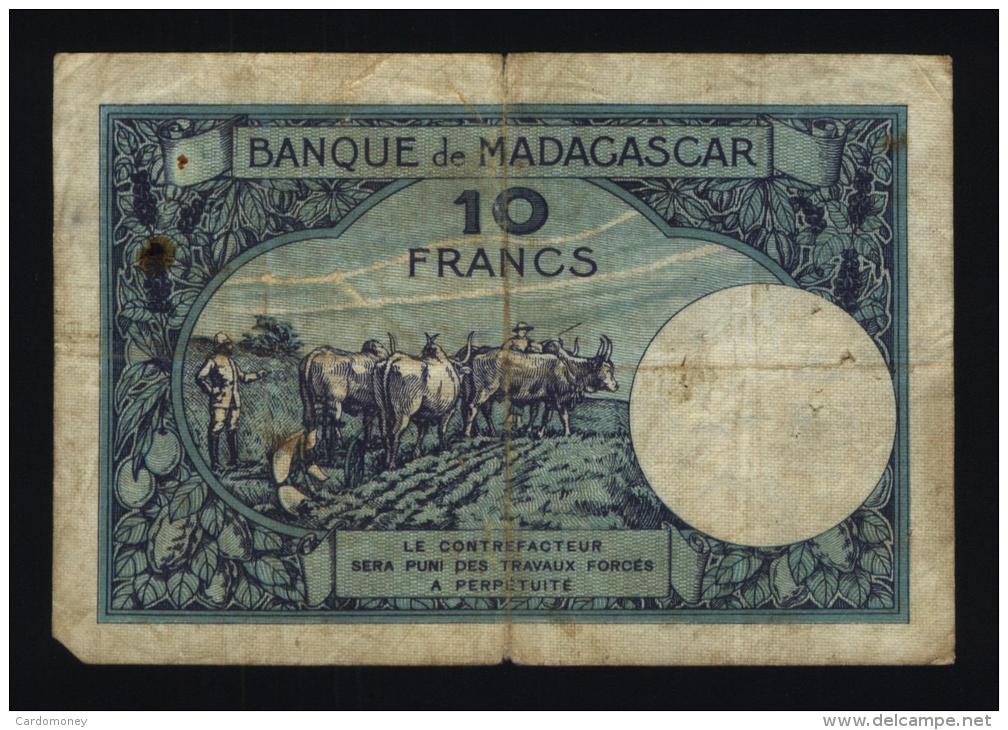 10 Francs MADAGASCAR  Type 1926 (J.845) - Madagascar