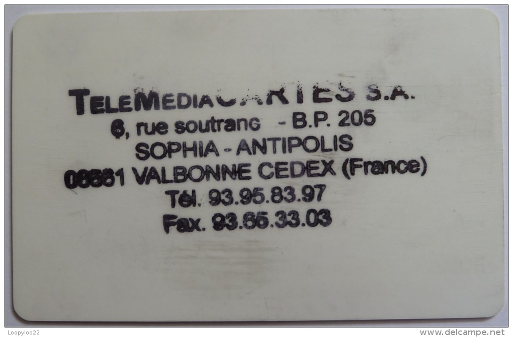 FRANCE - Telemediacartes Test Card - G Pons - 3 Pieces Made - VERY RARE - Variétés
