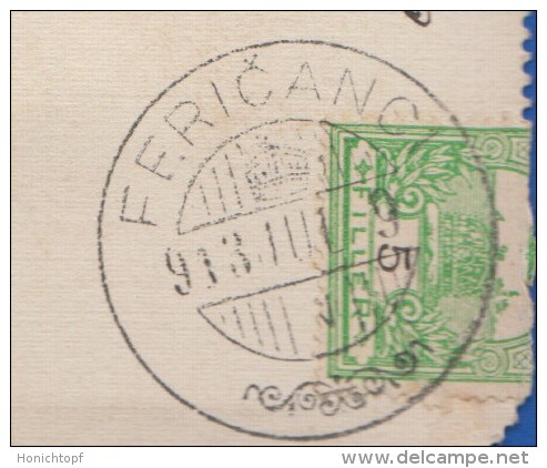 Kroatien; Brief 2x5 Filler Magyar Posta 1913; Fericanci Nach Zagreb; Brief Mit Inhalt - Kroatien