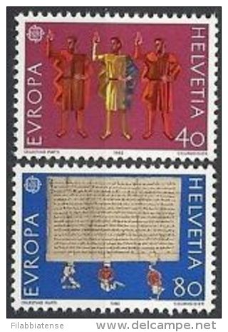 1982 - Svizzera 1150/51 Europa ---- - Neufs