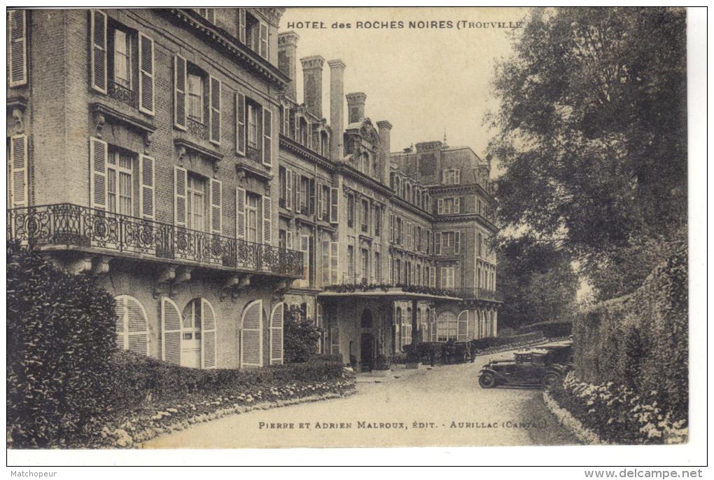 TROUVILLE -14 HOTEL DES ROCHES NOIRES - VOITURES - Trouville