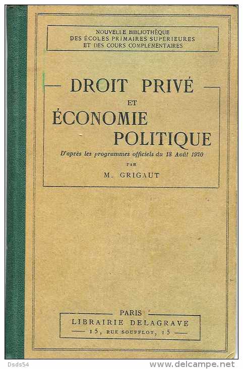 Droit Privé 1920 - Diritto