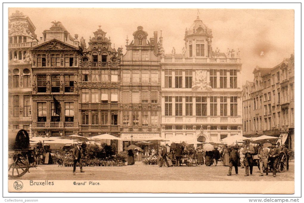 CP, BELGIQUE, BRUXELLES, Grand'Place, Vierge - Squares