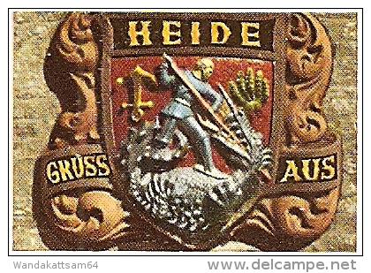 AK 11 HEIDE GRUSS AUS Mehrbildkarte 8 Bilder mit Wappen -2. 4. 62 - 24 (24b) HEIDE (HOLST) g
