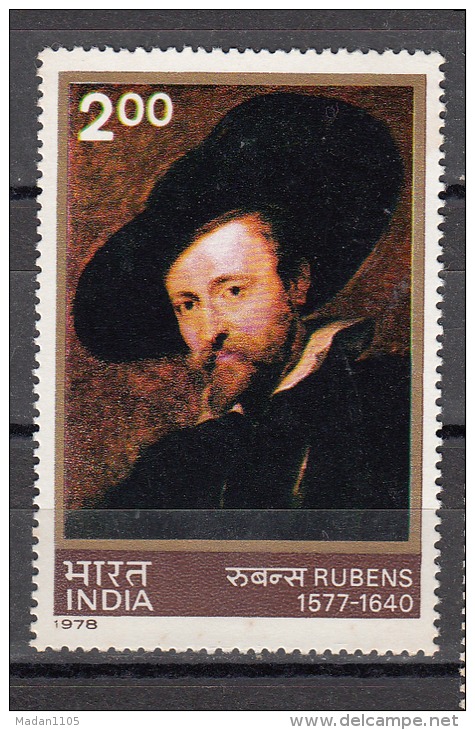 INDIA, 1978,  400th Birth Anniversary Of Peter Paul Rubens, Artist,   MNH, (**) - Ongebruikt