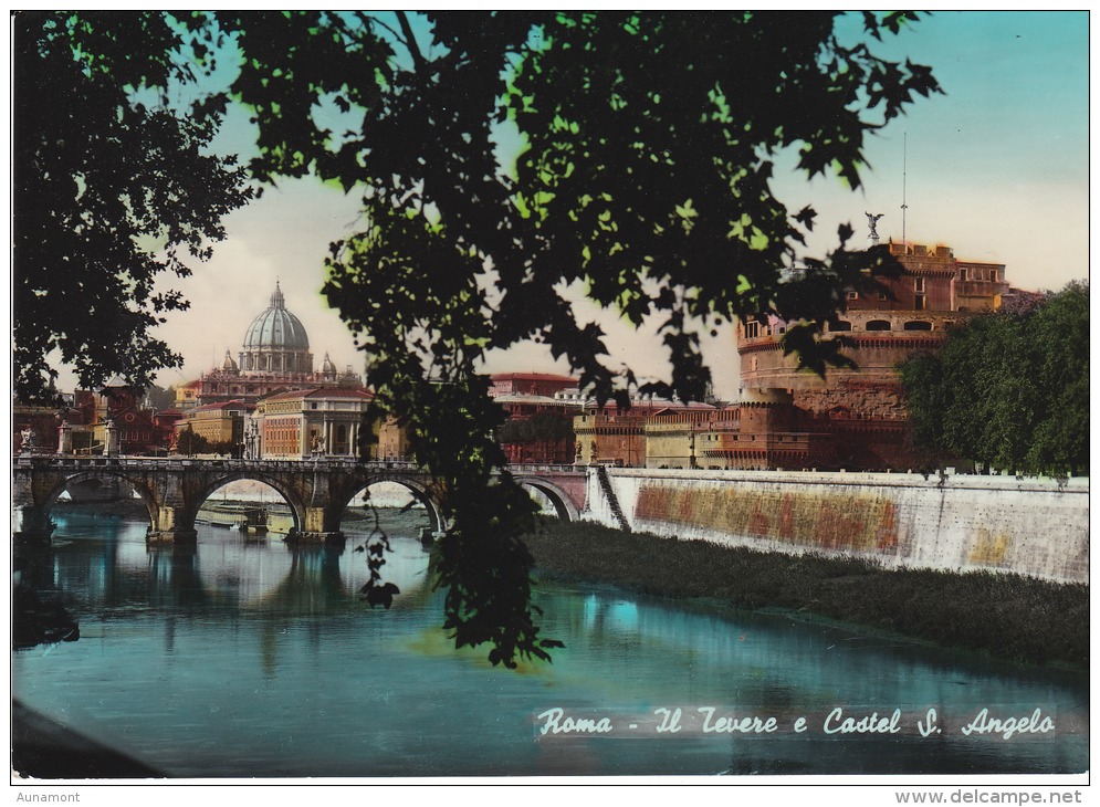 Italia--Roma--Il Tevere E Castel S.Angelo-- - Castel Sant'Angelo