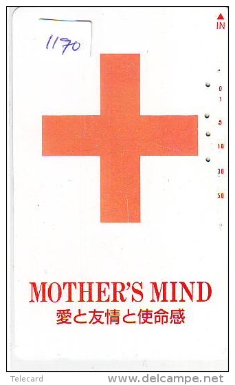 Telecarte Japon * Croix Rouge (1170) PHONECARD JAPAN * Red Cross * TK * Rotes Kreuz * - Werbung