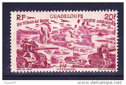 GUADELOUPE PA  N°10 Neuf Charniere - Poste Aérienne