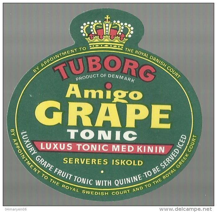 - **TUBORG  -Amigo  GRAPE Tonic.    ** - Fruits & Vegetables