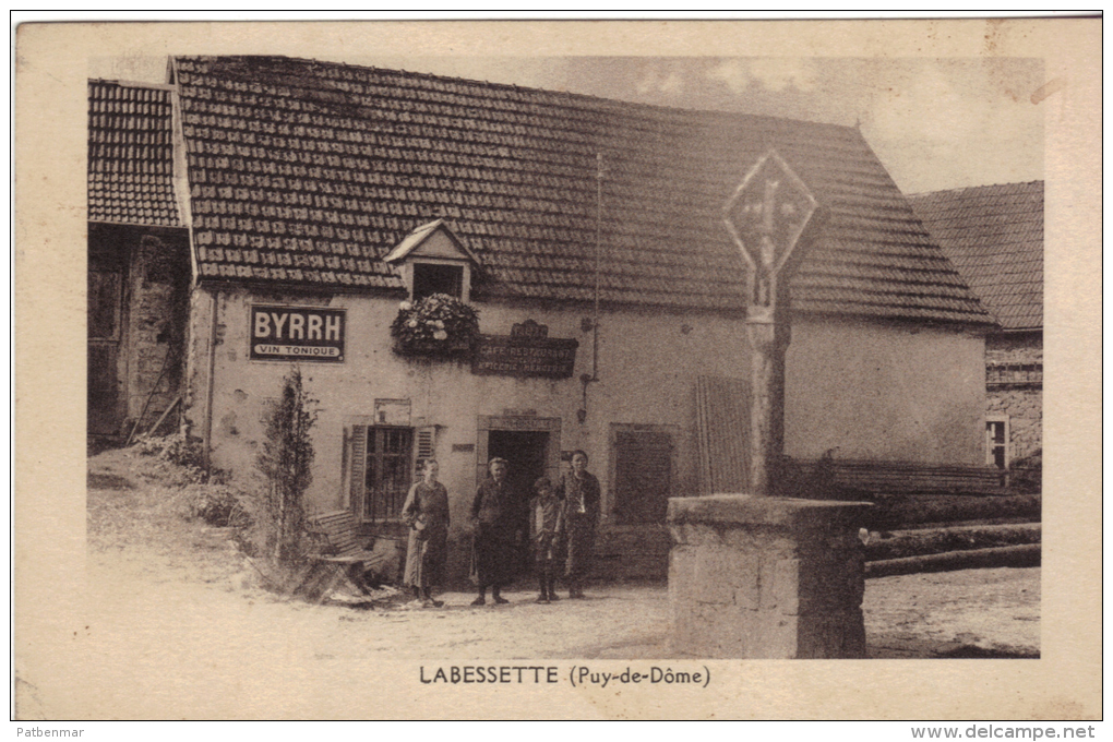 LABESSETTE CAFE RESTAURANT ÉPICERIE EN 1948 - Autres & Non Classés